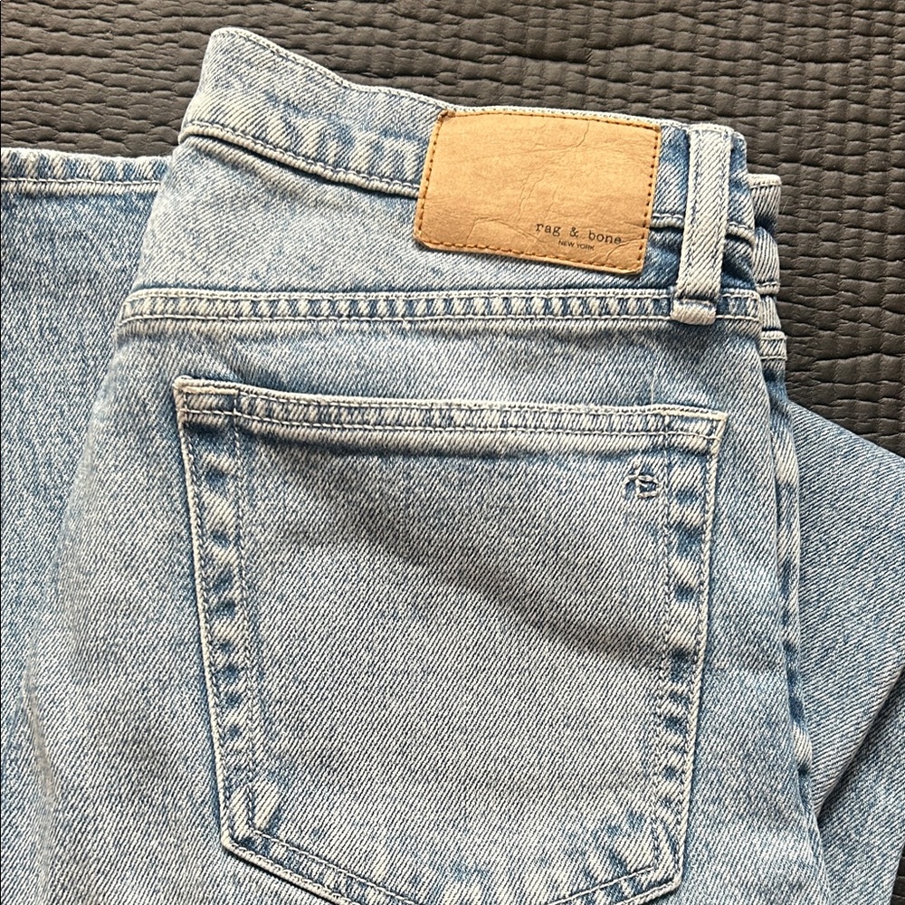 Rag & Bone Faded Blue Denim Pants